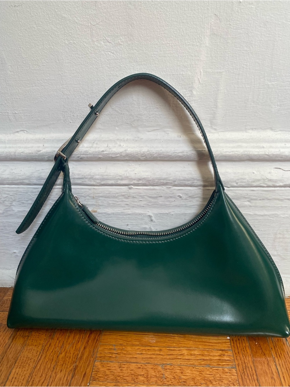 Like-New Staud Scotty Bag in Deep Forest Green w/ Original Dust Bag - Picture 2 of 11